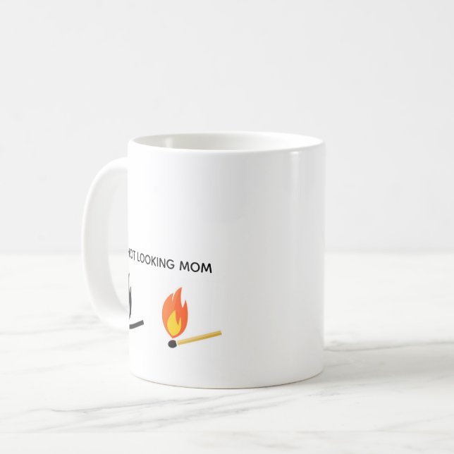 HOT LOOKING MOM COFFEE MUG (Front Left)