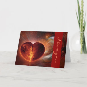 Hot Love + I love you Card