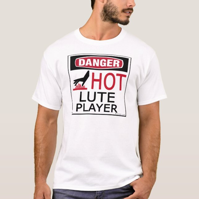 Hot Lute Player T-Shirt (Front)