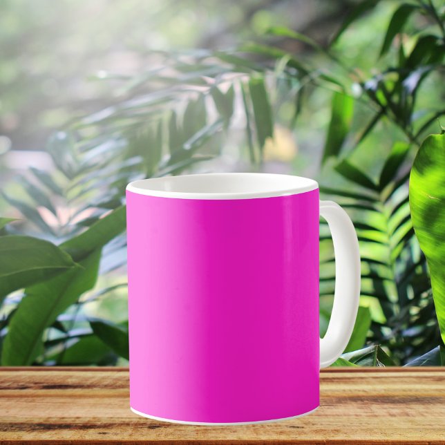 Hot Magenta Solid Colour Coffee Mug (Creator Uploaded)