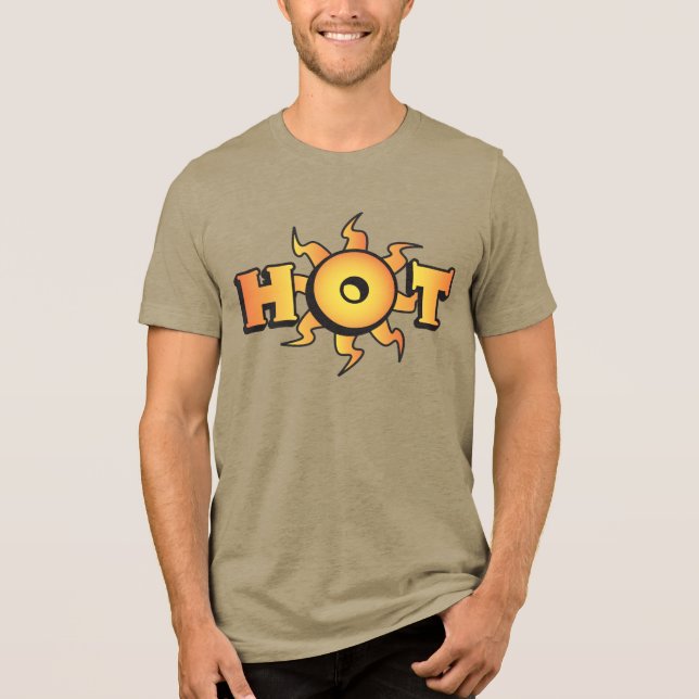 HOT Men's Tri-Blend T- Shirt (Front)