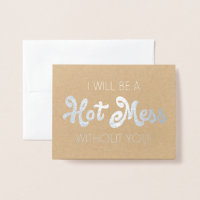 Hot Mess | Funny Bridesmaid or Maid of Honour