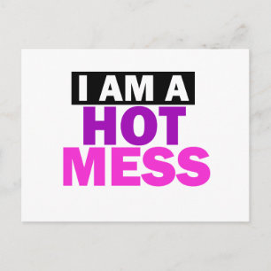 HOT MESS POSTCARD