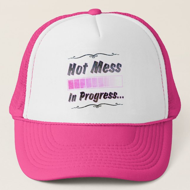 Hot Mess Trucker Hat (Front)