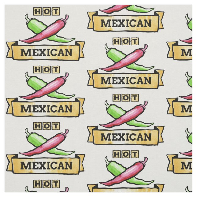 Hot Mexican custom colour fabric (Swatch)