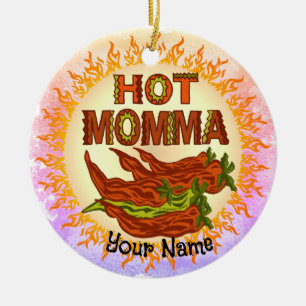 Hot Momma  Ceramic Tree Decoration