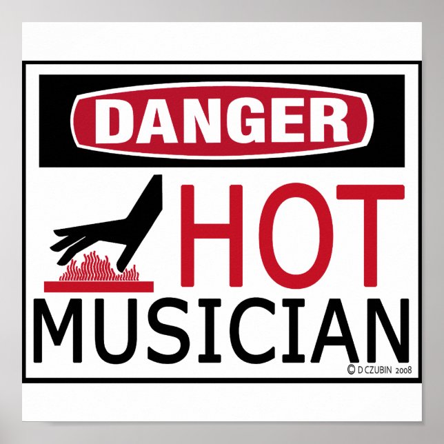 Hot Musician Poster (Front)