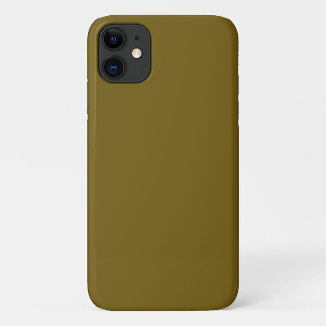 Hot Mustard(solid colour) Case-Mate iPhone Case (Back)