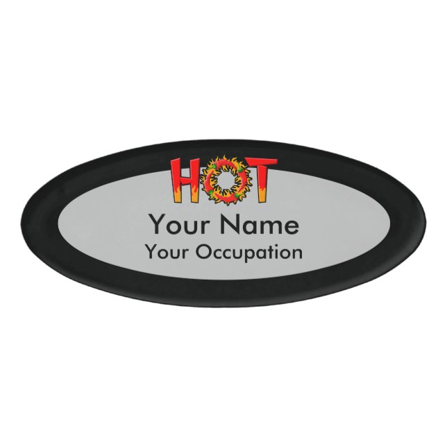 HOT NAME TAG (Front)