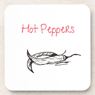 Hot Oeppers Coasters, Simple Design Coaster