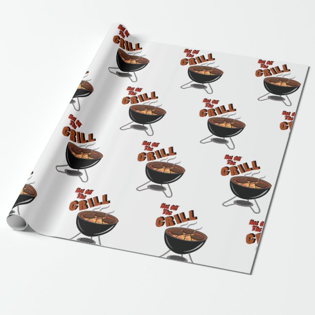 Hot Off Grill Wrapping Paper (Unrolled)