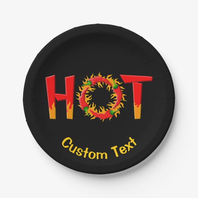 HOT PAPER PLATE (Front)