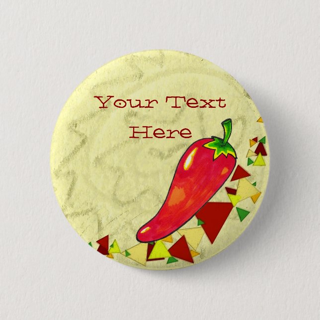 Hot Pepper Button (Front)