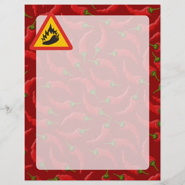 Hot pepper danger sign (Front)