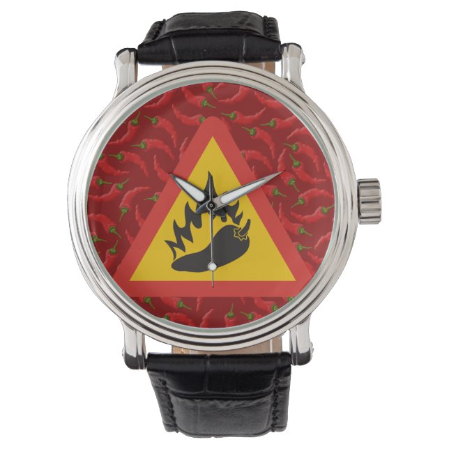 Hot pepper danger sign watch (Front)
