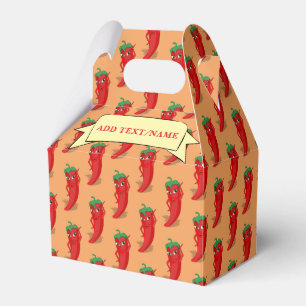 Hot Pepper Diva Custom Name Favour Box