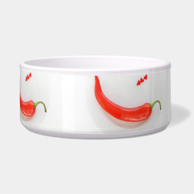 Hot pepper Hearts white red  (Front)