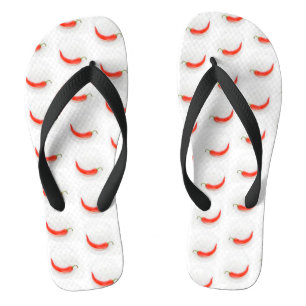 Hot pepper Hearts white red Jandals