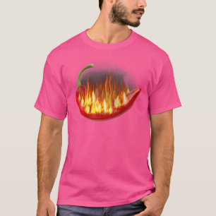 Hot Pepper On Fire Shirt