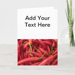 Hot Peppers Card