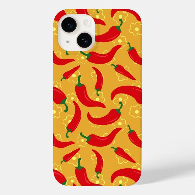 Hot Peppers Case-Mate iPhone Case (Back)