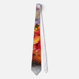 Hot Peppers in Farmers Market Tie