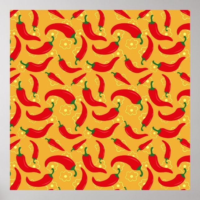 Hot Peppers Poster (Front)