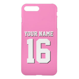 Hot Pink #2 Sporty Team Jersey iPhone 8 Plus/7 Plus Case