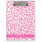 Hot Pink 2 Stars White BG, Hot Pink Name Monogram