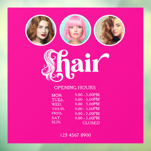 Hot Pink 3 Photo Hair Salon Opening Hours