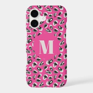 Hot Pink Abstract Animal Print