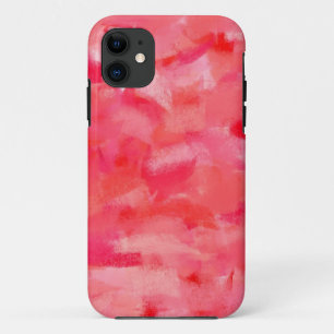 Hot Pink Abstract Art Painting 4 Case-Mate iPhone Case
