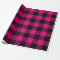 Hot Pink and Black Buffalo Plaid Christmas