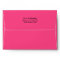 Hot Pink and Black Wedding A7 Envelopes