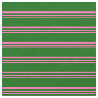 Hot Pink and Dark Green Coloured Pattern