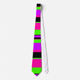 Hot Pink and Purple Tonal Stripes Modern Design Tie