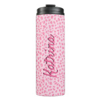 Hot Pink Animal Print Personalised