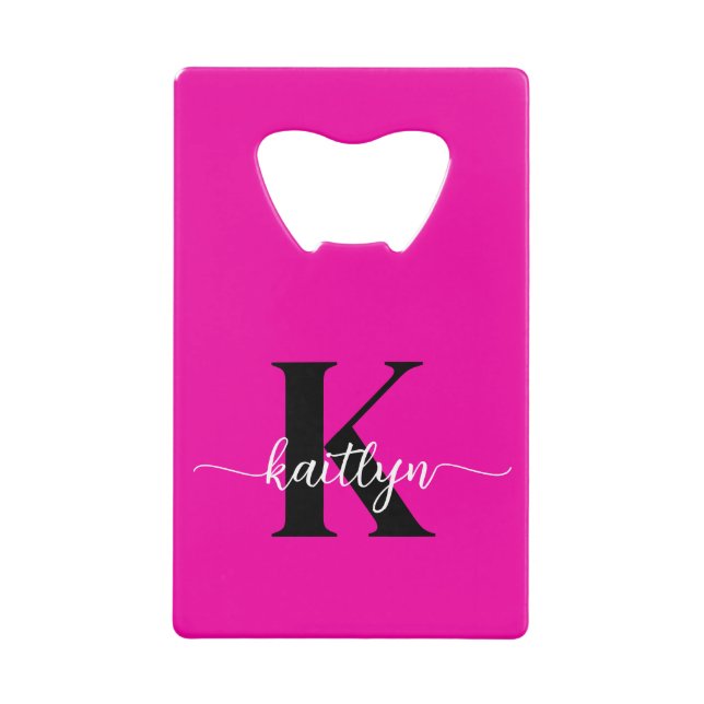 Hot Pink Black Monogram (Front)