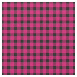 Hot Pink Buffalo Country Lumberjack Plaid Fabric