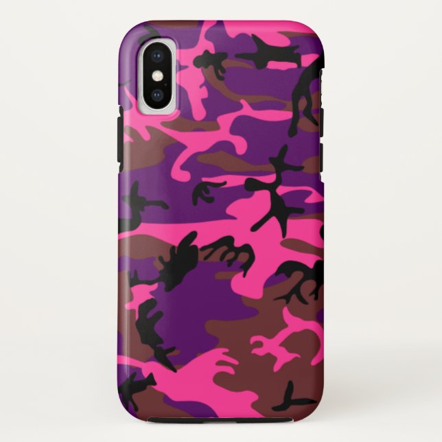 Hot Pink Camo Case-Mate iPhone Case (Back)