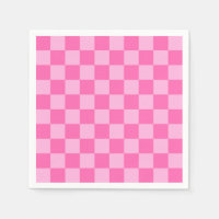 Hot Pink Chequerboard