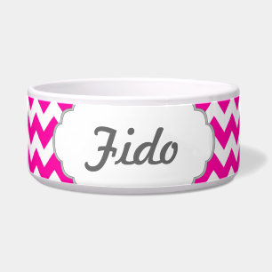 Hot Pink Chevrons - Add Your Own Text