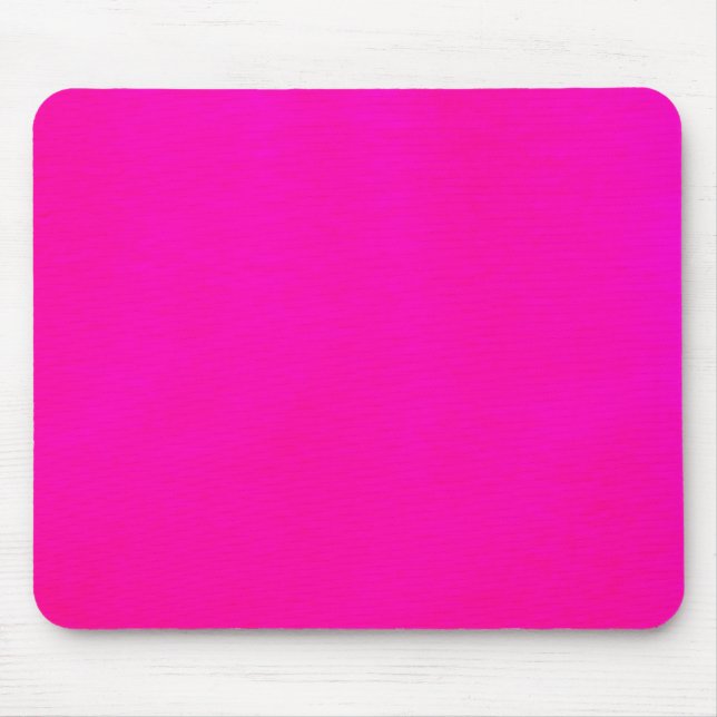 Hot Pink Colour Mousepad Bright Bold Fun (Front)
