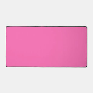 Hot Pink Colour Simple Monochrome Plain Hot Pink Desk Mat
