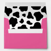 Hot Pink Cow Pattern Liner