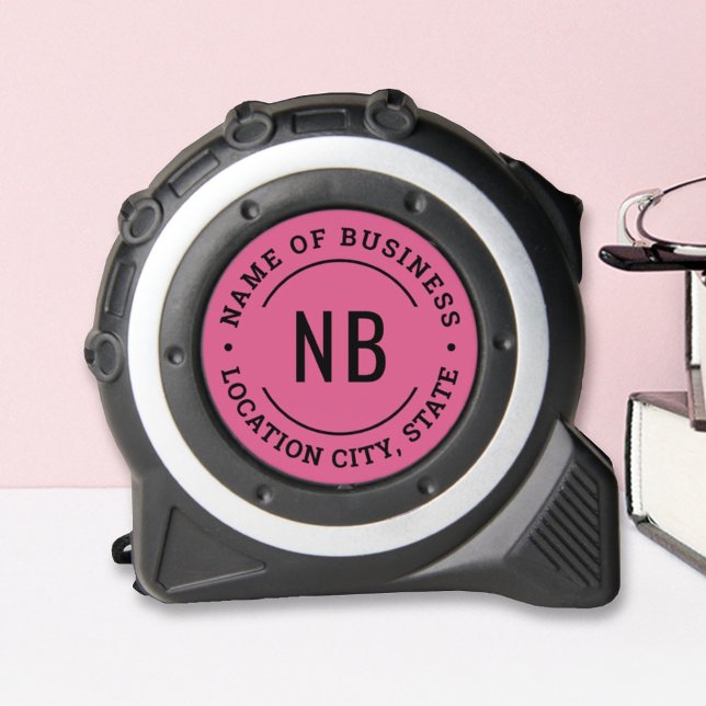 Hot Pink Custom Business Monogram Stamp 1 (Creator Uploaded)