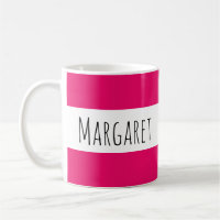 Hot Pink Custom Name Personalised