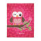 Hot Pink Cute Owl Girly Personalised