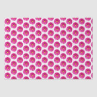 Hot Pink Daisy Floral Tissue Paper 