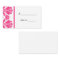 Hot Pink Damask Wedding Seating Placecards